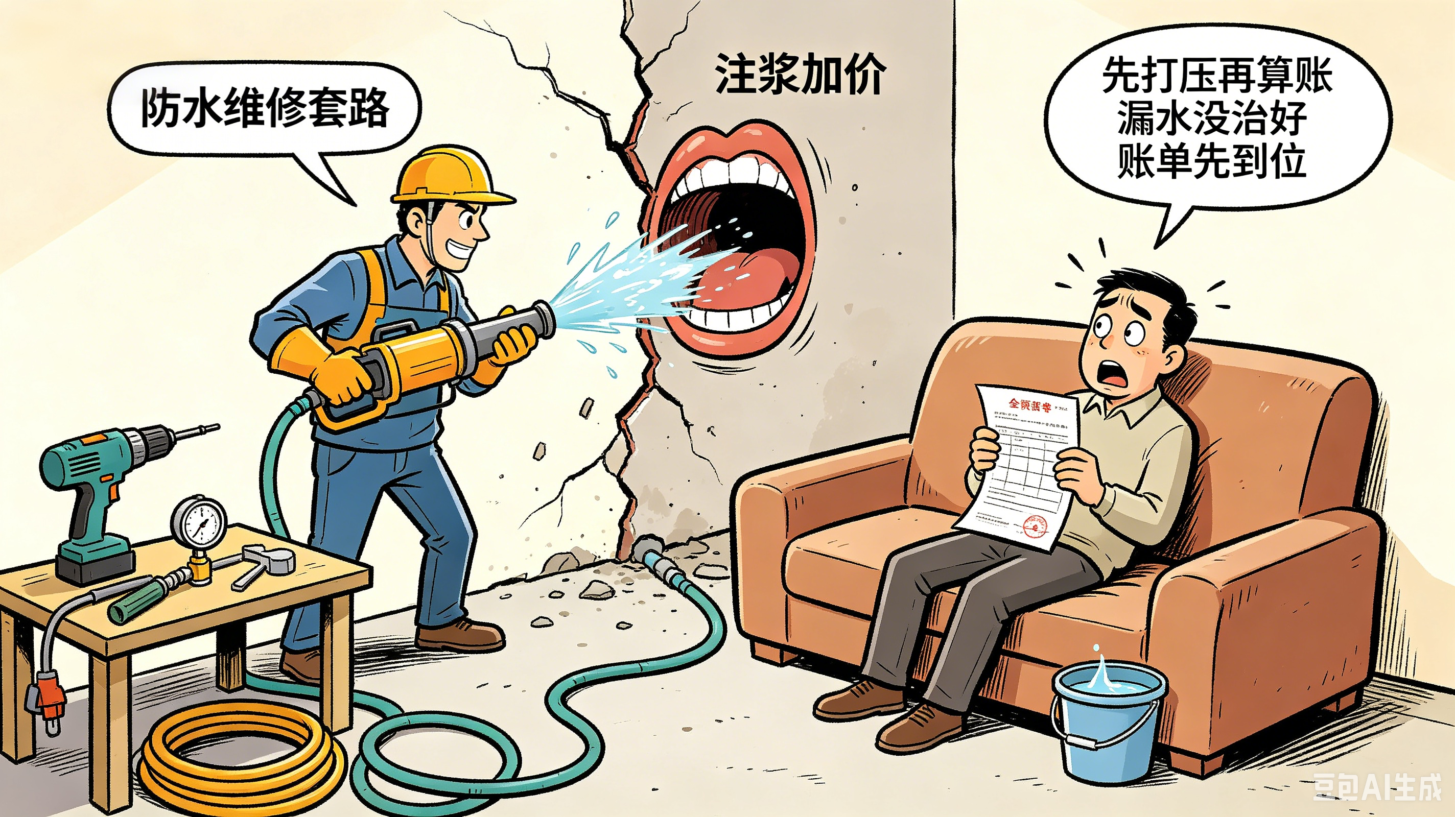 快问快答四：防水维修都有哪些套路，如何避坑？